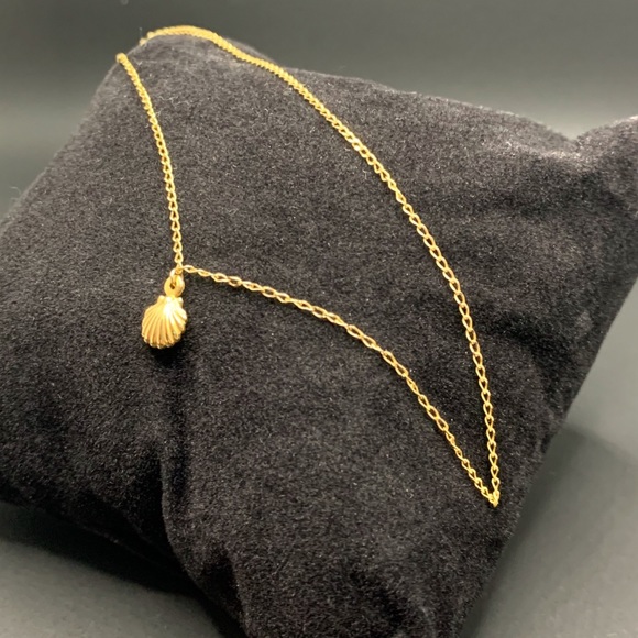 Jewelry - 14k Italian Gold Seashell Anklet